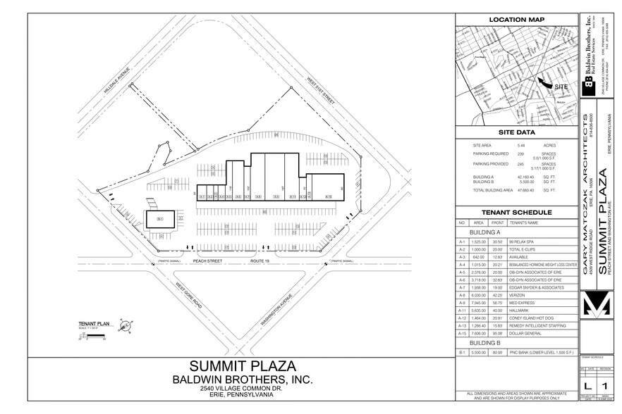 5029 Peach St, Erie, PA for lease - Site Plan - Image 1 of 3