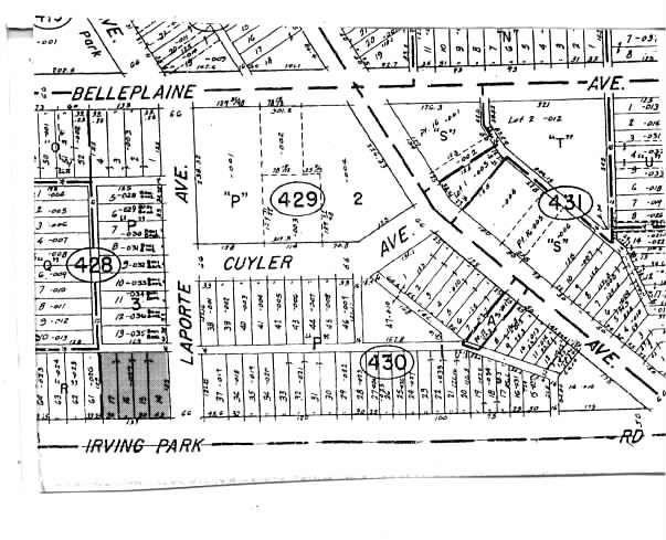 4936-4950 W Irving Park Rd, Chicago, IL for lease Plat Map- Image 1 of 2
