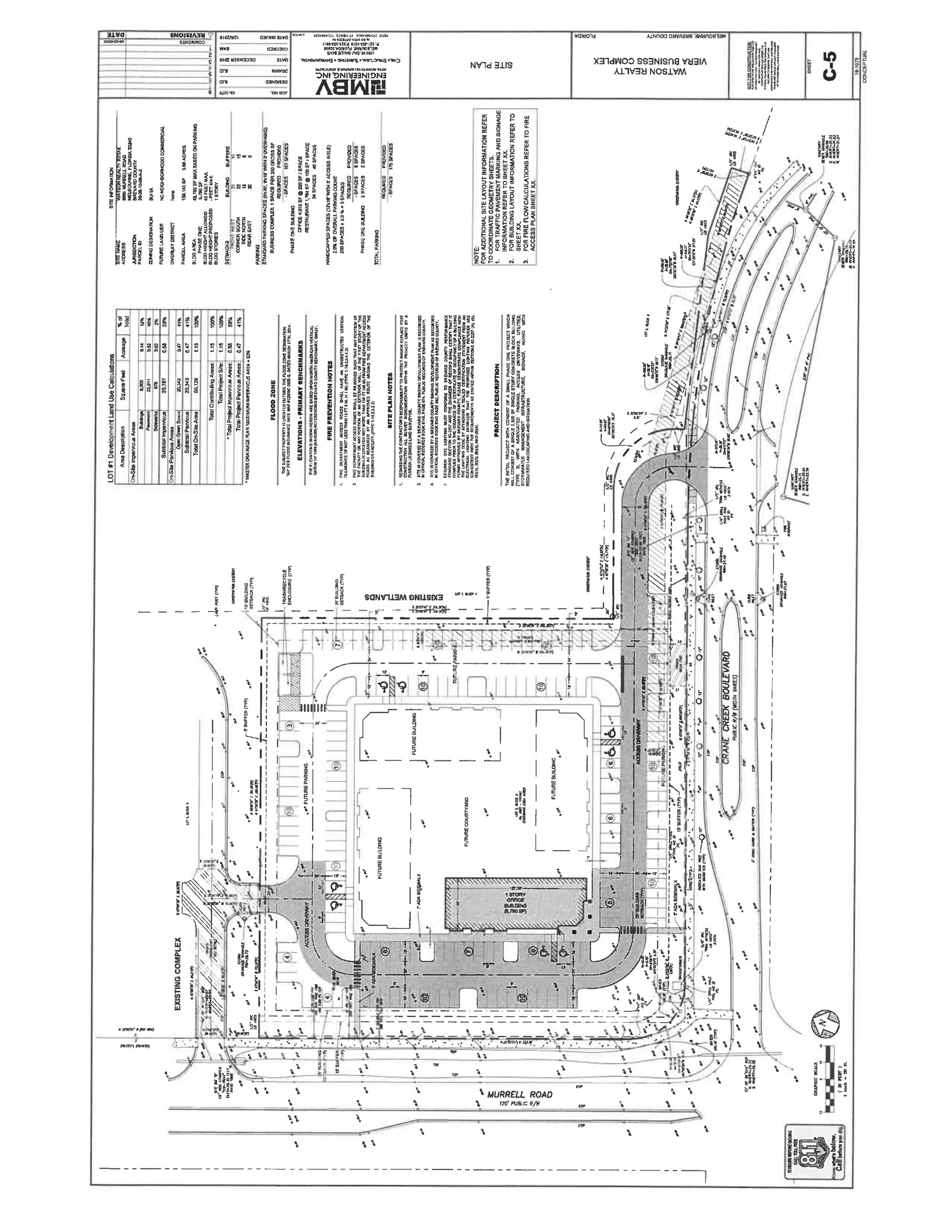 6865 Murrell Rd, Melbourne, FL for lease Site Plan- Image 1 of 4