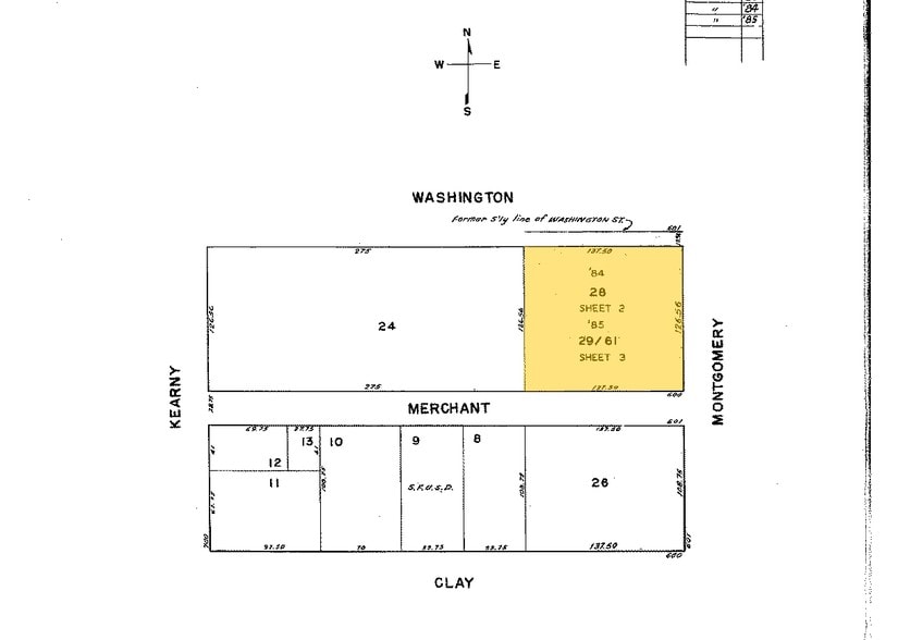 655 Montgomery St, San Francisco, CA for lease - Plat Map - Image 2 of 25