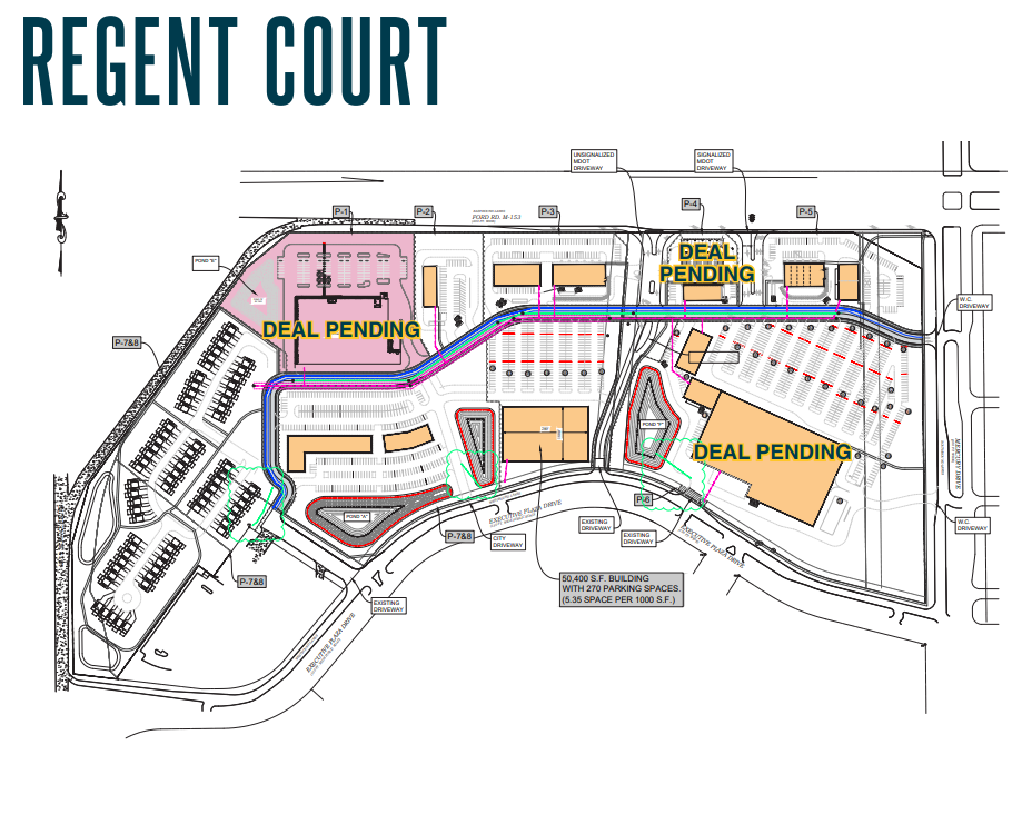 16800 Executive Plaza Dr, Dearborn, MI for lease Site Plan- Image 1 of 3