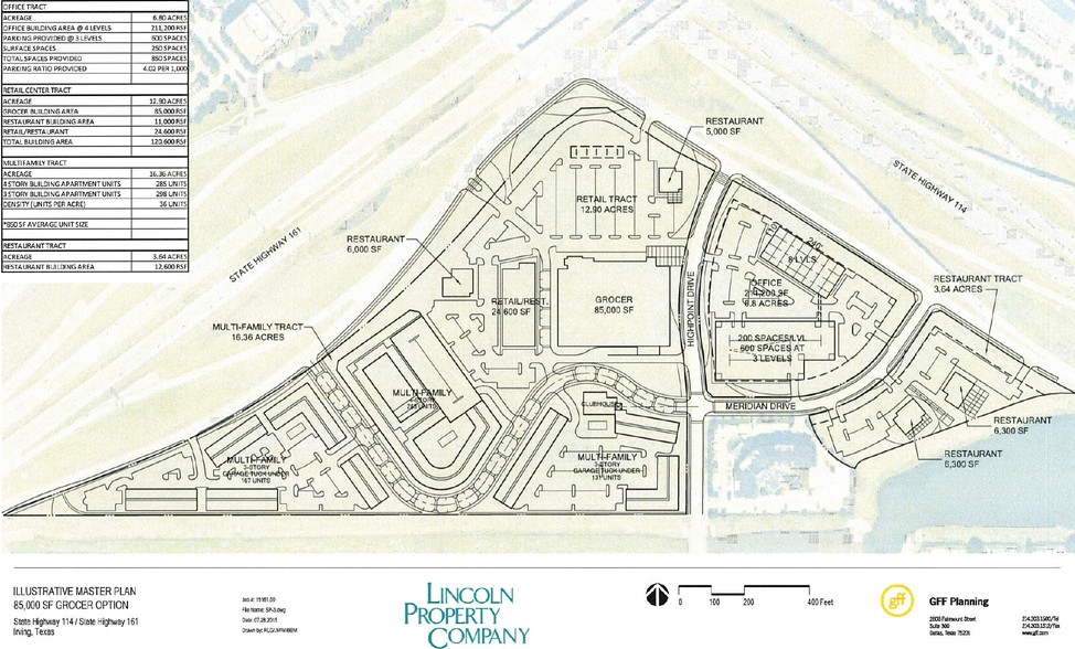 State Highway 161 & State Highway 114, Irving, TX for lease - Site Plan - Image 2 of 9