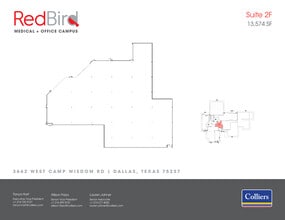 3662 W Camp Wisdom Rd, Dallas, TX for lease Floor Plan- Image 2 of 2