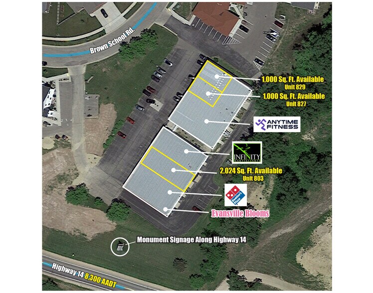 801-825 Brown School Rd, Evansville, WI for lease - Building Photo - Image 2 of 4