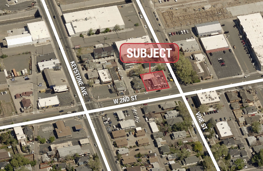 901 W 2nd St, Reno, NV for sale - Aerial - Image 3 of 4