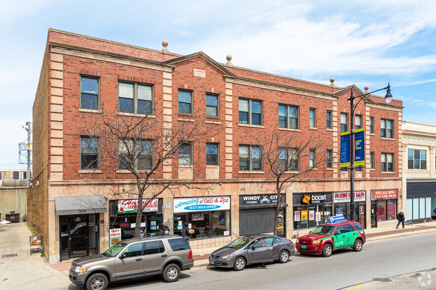 327-339 W Howard St, Evanston, IL for sale - Building Photo - Image 1 of 1
