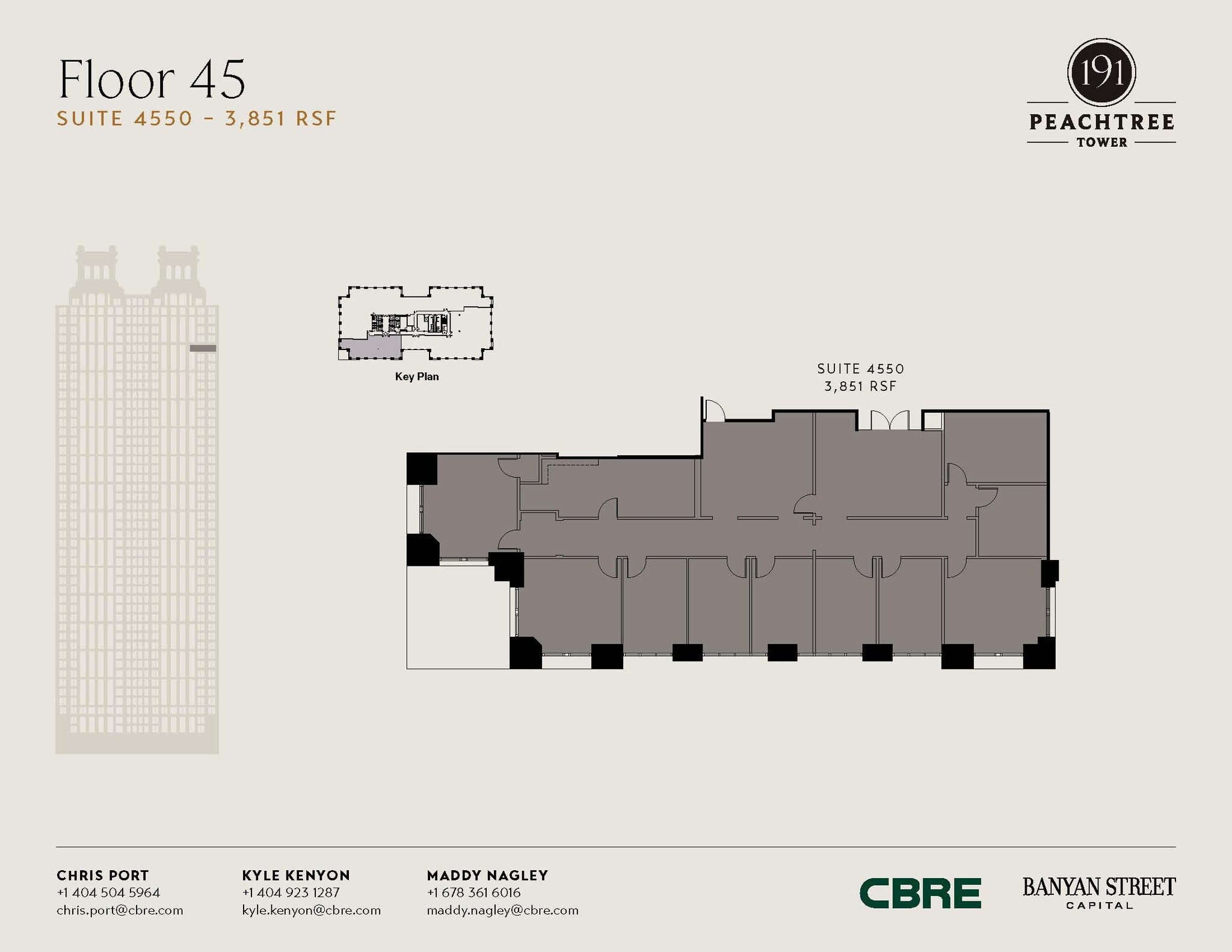 191 Peachtree St NE, Atlanta, GA for lease Floor Plan- Image 1 of 1