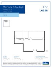 710 N Post Oak Rd, Houston, TX for lease Floor Plan- Image 1 of 2