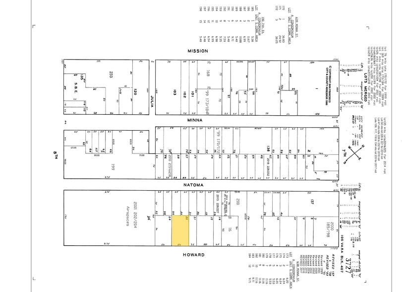 1154-1158 Howard St, San Francisco, CA for lease - Plat Map - Image 2 of 16