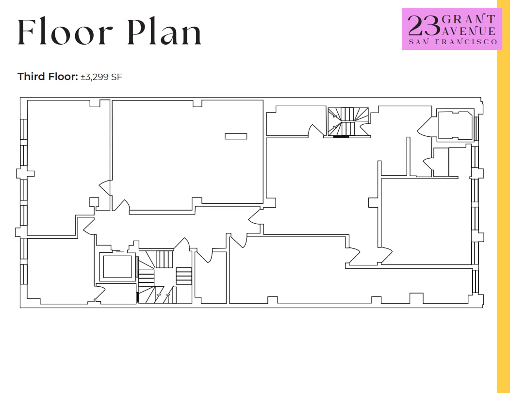 21 Grant Ave, San Francisco, CA for lease Floor Plan- Image 1 of 1