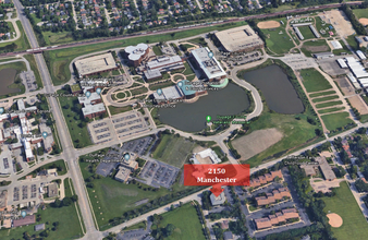 2150 Manchester Rd, Wheaton, IL - aerial  map view - Image1