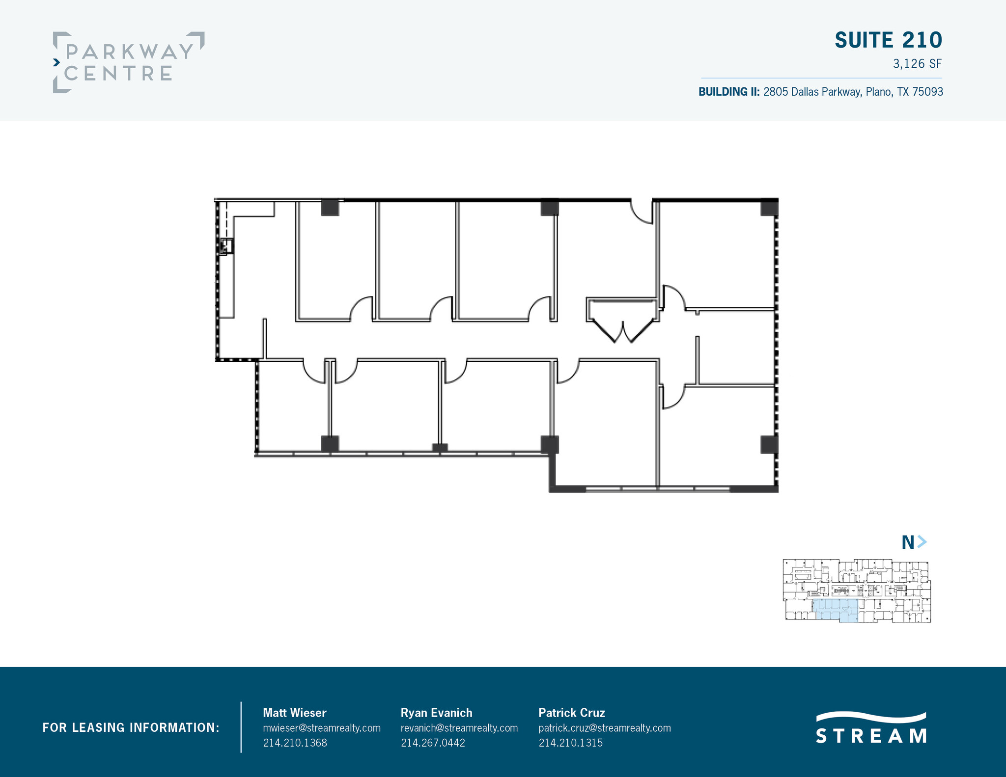 2805 Dallas Pkwy, Plano, TX for lease Floor Plan- Image 1 of 2