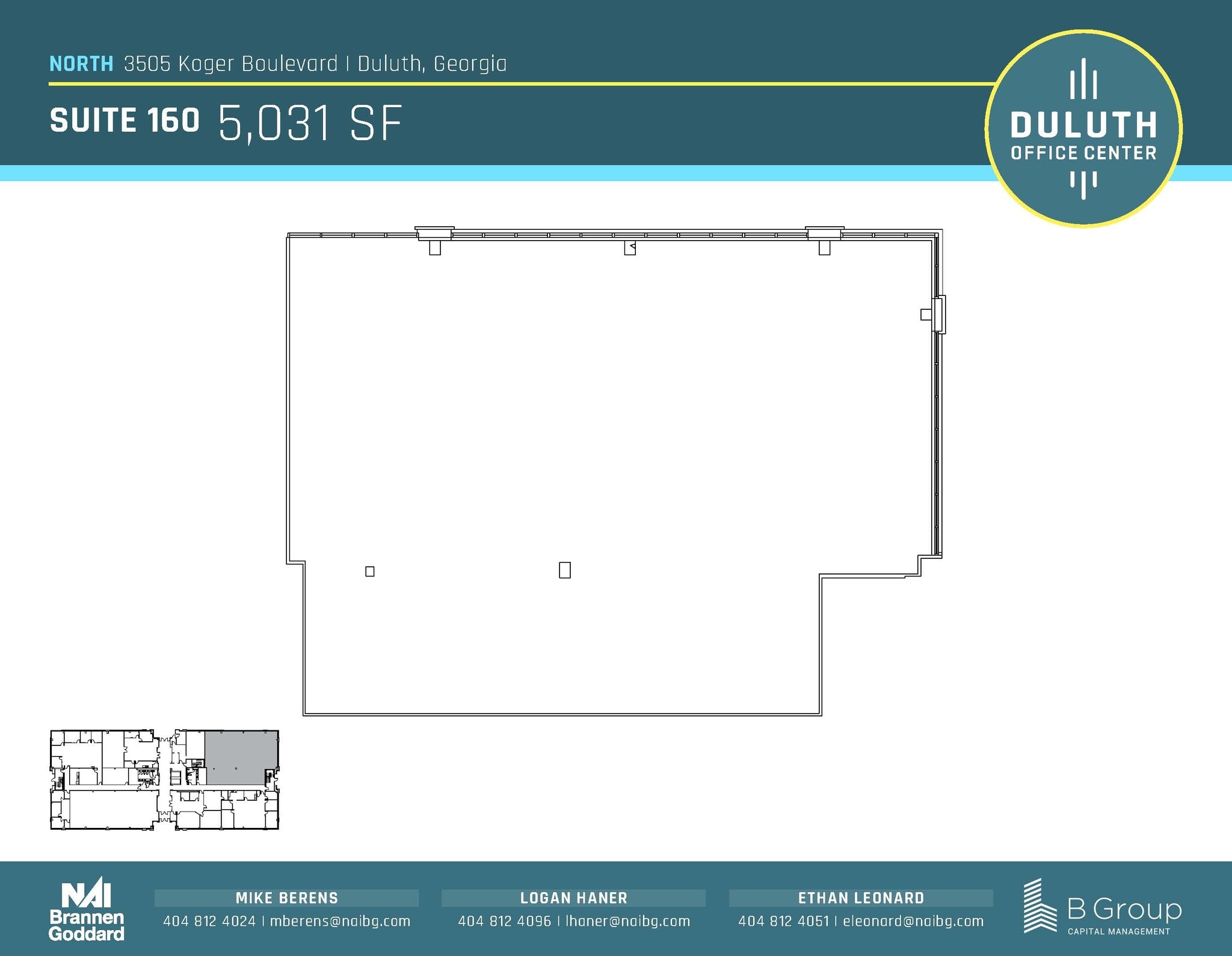 3505 Koger Blvd, Duluth, GA for lease Floor Plan- Image 1 of 1
