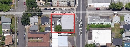 804 N Killingsworth Ct, Portland, OR - AERIAL  map view