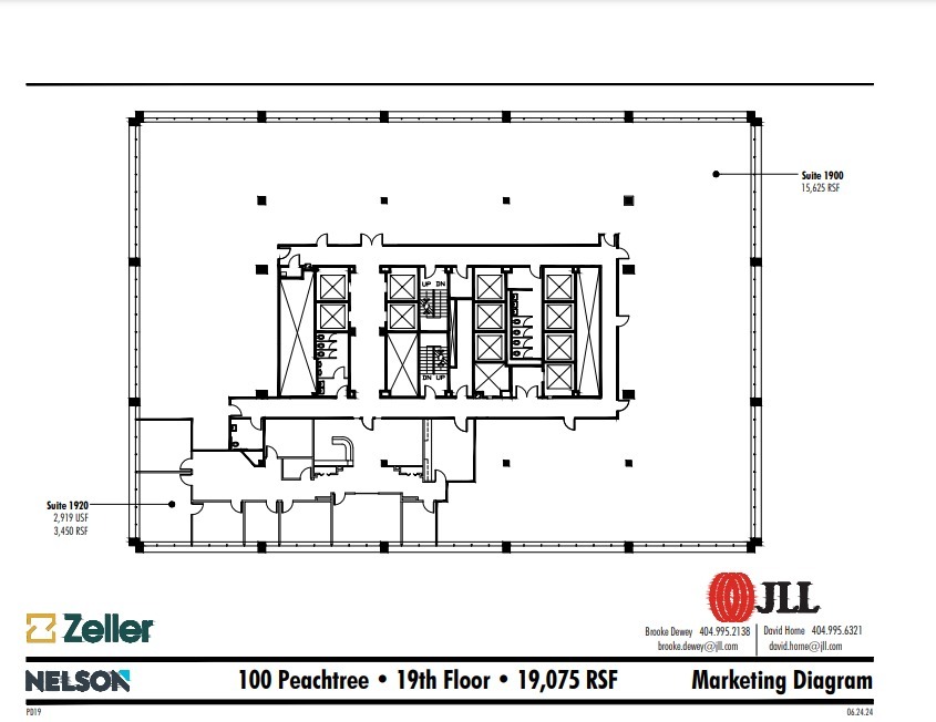 100 Peachtree St NW, Atlanta, GA for lease Floor Plan- Image 1 of 1