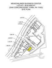 3500-3540 Concord Rd, York, PA for lease Site Plan- Image 2 of 4