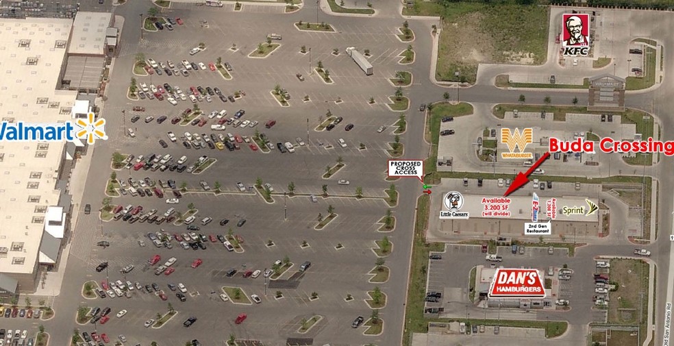 550 Old San Antonio Rd, Buda, TX for lease - Aerial - Image 2 of 7