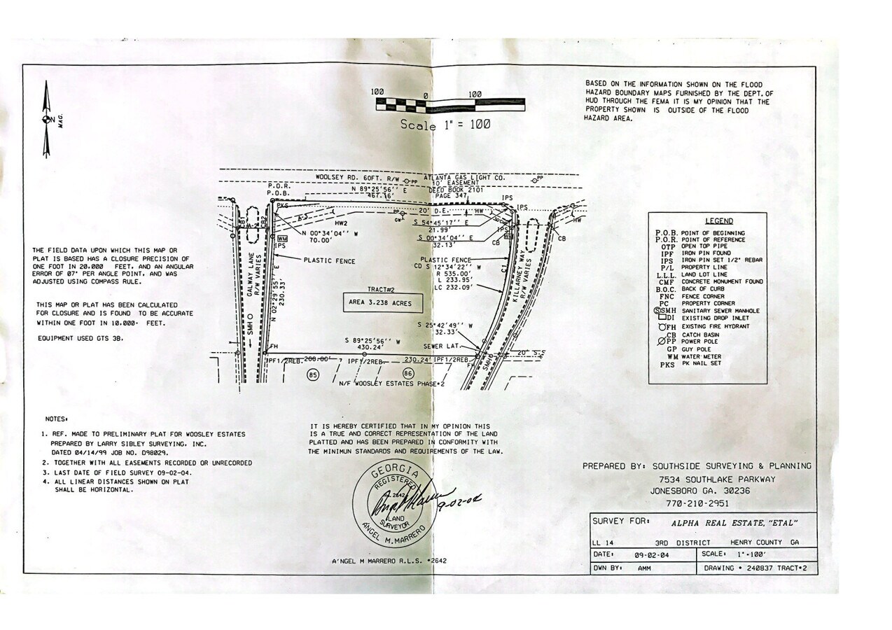 Lower Woolsey Rd, Hampton, GA 30228 Land for Sale