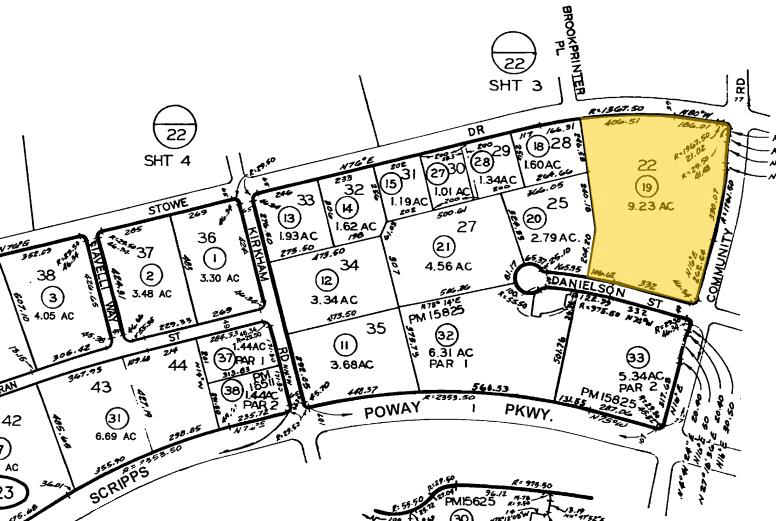 12760 Danielson Ct, Poway, CA for lease - Plat Map - Image 3 of 3