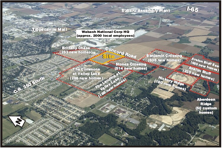 3573-3575 Promenade Pky, Lafayette, IN for sale - Aerial - Image 1 of 1