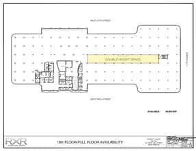 601 W 26th St, New York, NY for lease Floor Plan- Image 1 of 10