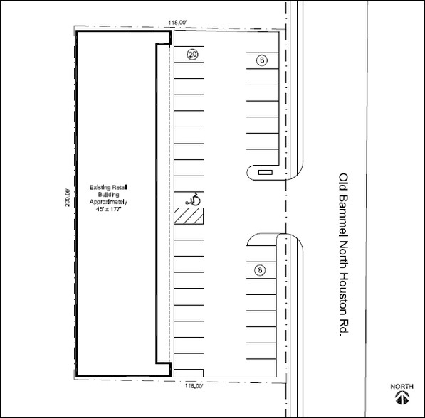 10131 Old Bammel North Houston Rd, Houston, TX for sale - Site Plan - Image 1 of 8