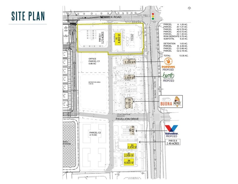 15951 S Route 59, Plainfield, IL for lease - Site Plan - Image 2 of 2