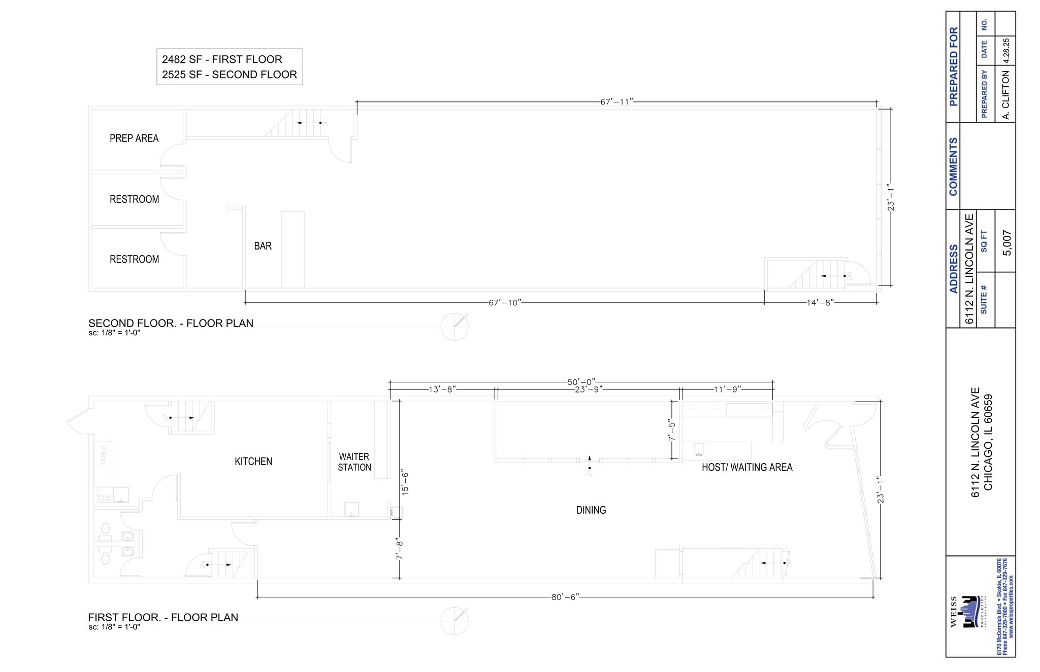 6112 N Lincoln Ave, Chicago, IL for lease Site Plan- Image 1 of 13