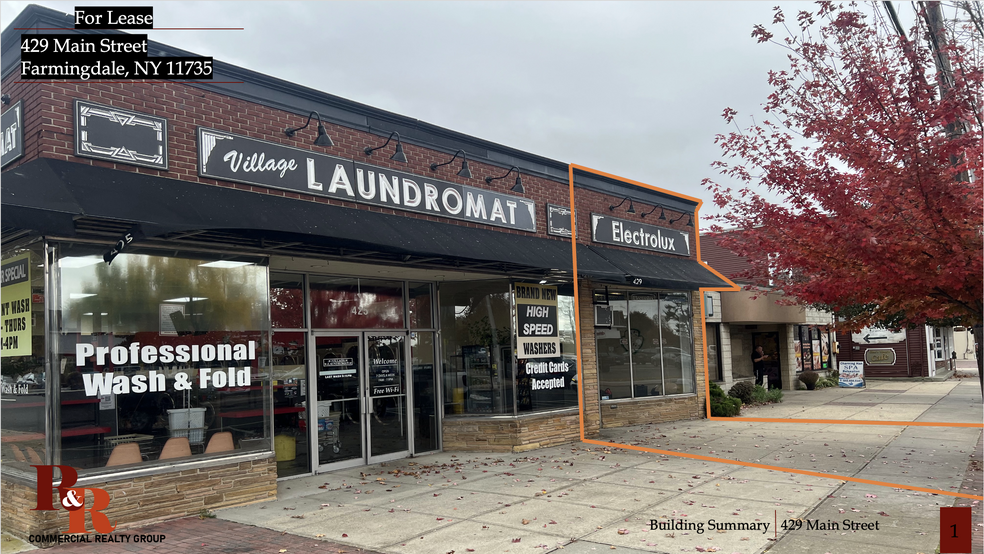 425-429 Main St, Farmingdale, NY for lease - Building Photo - Image 1 of 1