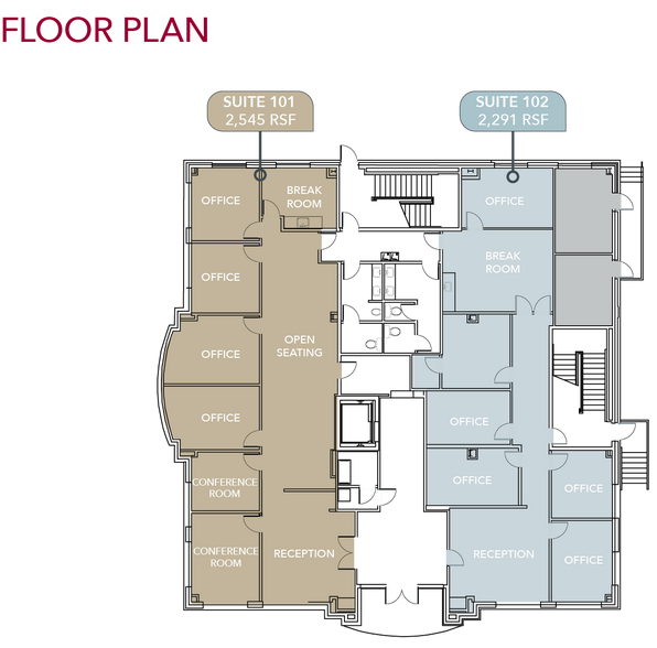 5640 Dillard Dr, Cary, NC for lease - Floor Plan - Image 2 of 4