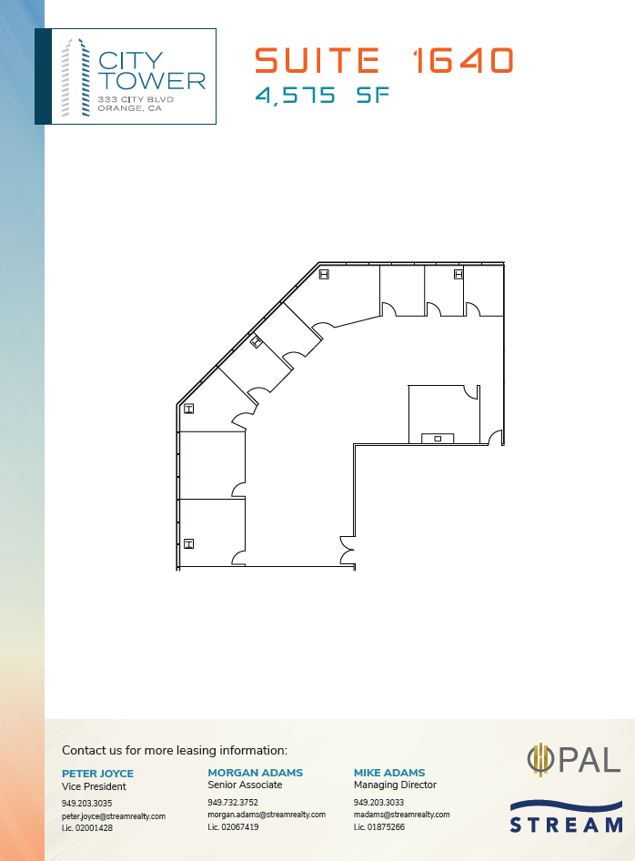 333 City Blvd W, Orange, CA for lease Floor Plan- Image 1 of 2