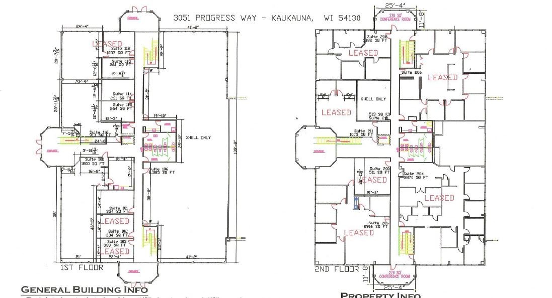 3051 Progress Way, Kaukauna, WI for lease Floor Plan- Image 1 of 1