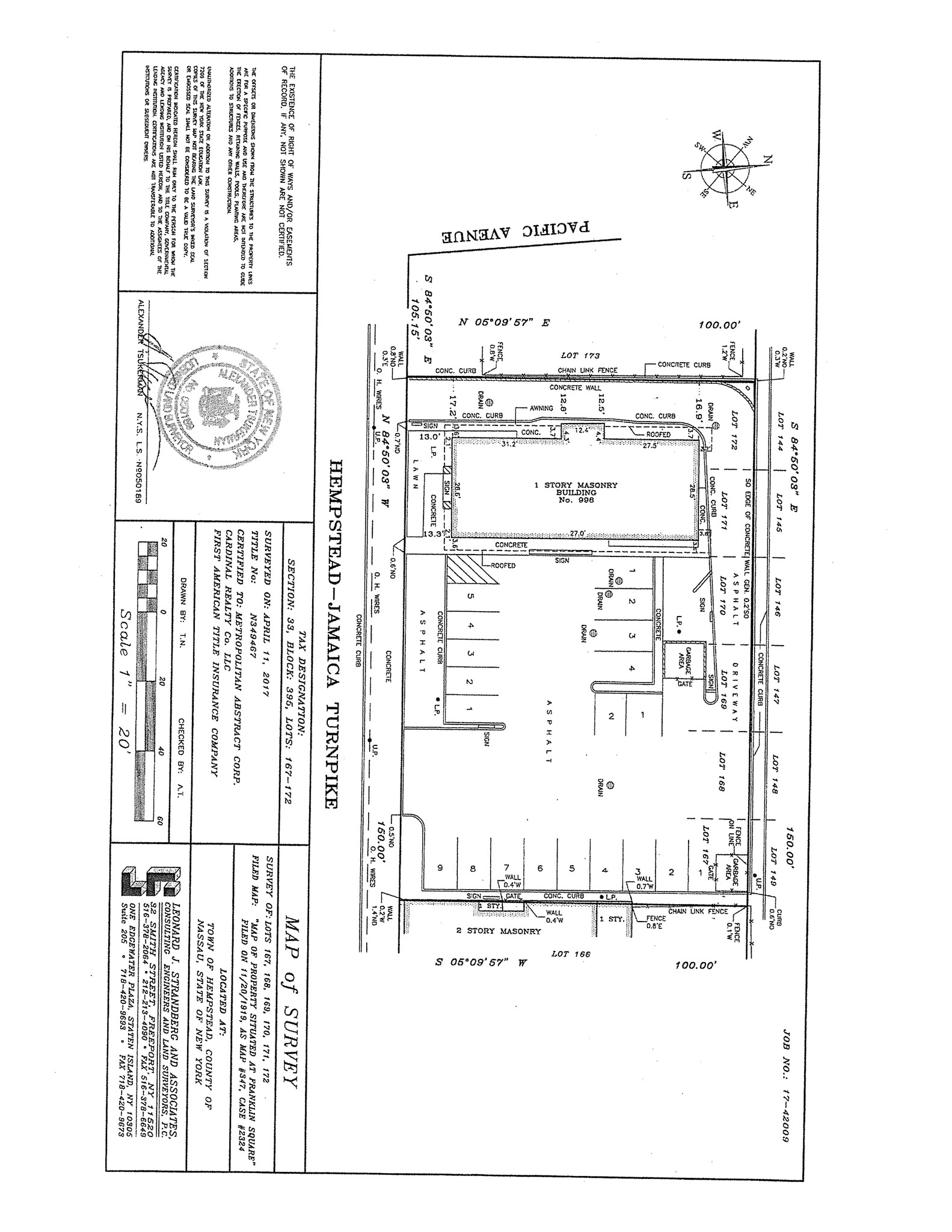 996 Hempstead Tpke, Franklin Square, NY for lease Site Plan- Image 1 of 1