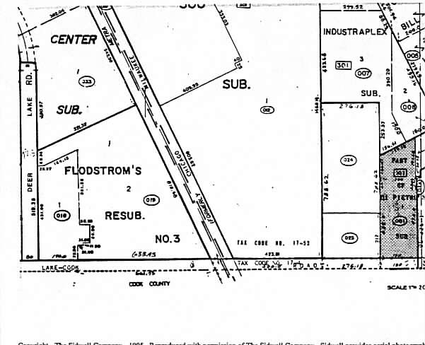 420 Lake Cook Rd, Deerfield, IL for lease - Plat Map - Image 2 of 7