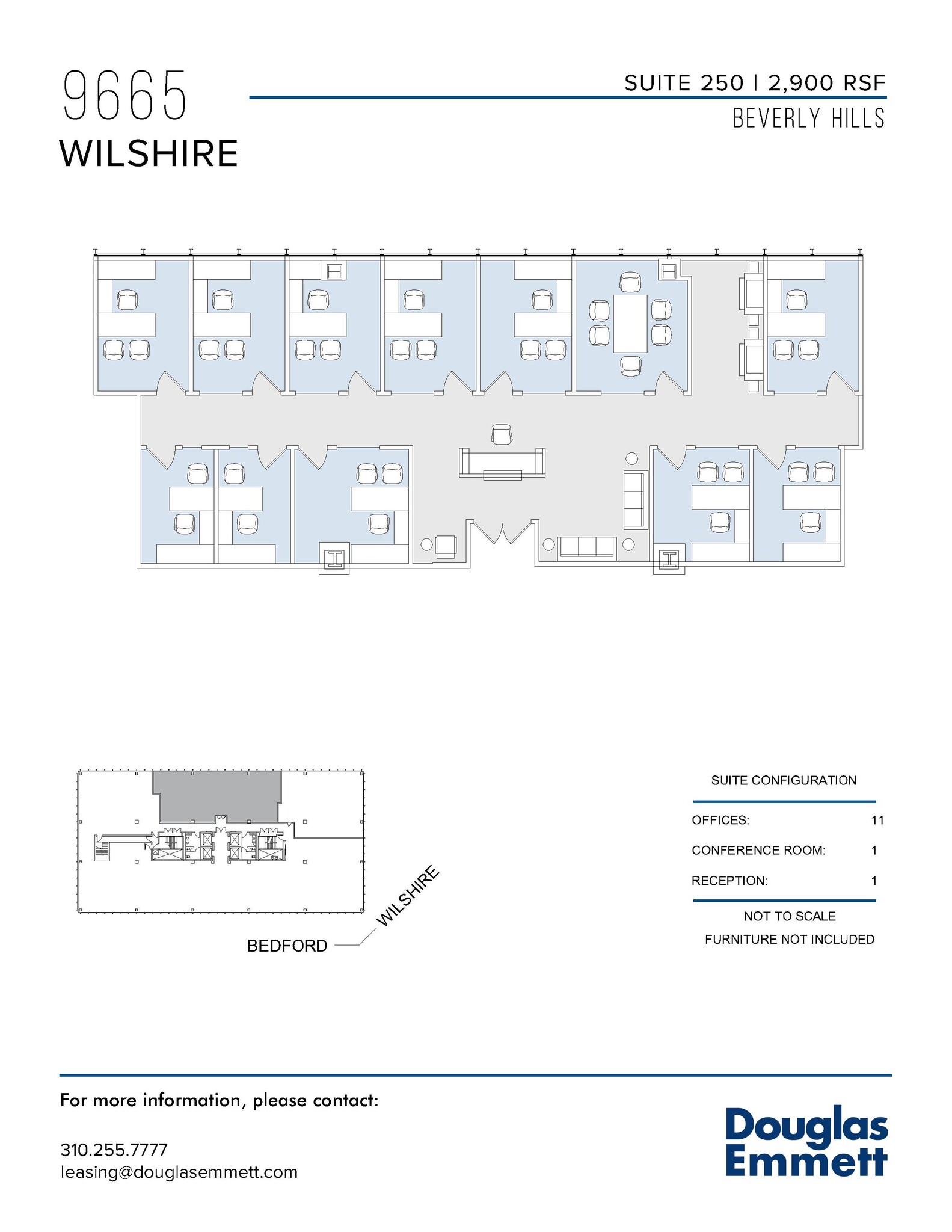 9665 Wilshire Blvd, Beverly Hills, CA for lease Floor Plan- Image 1 of 2