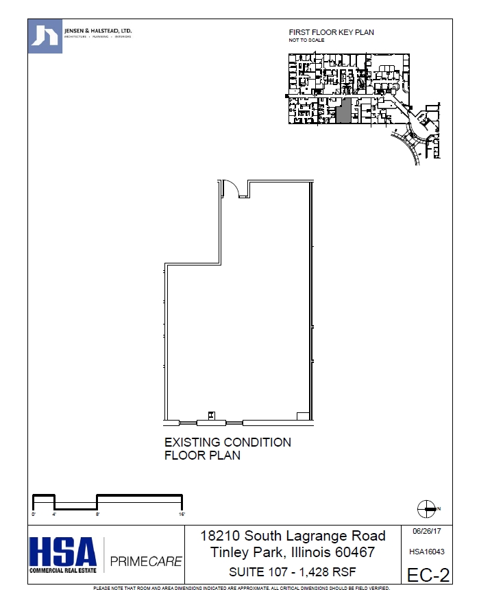 18210 La Grange Rd, Tinley Park, IL for lease Floor Plan- Image 1 of 1