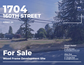 More details for 1704 160 St, Surrey, BC - Land for Sale