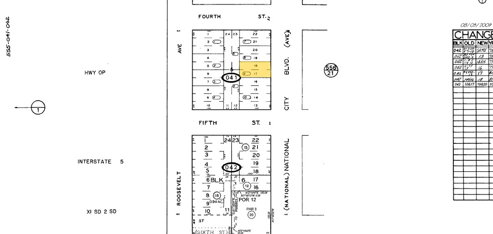 416 National City Blvd, National City, CA for sale - Plat Map - Image 3 of 3