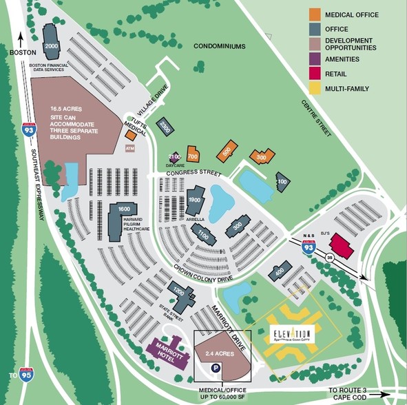 1 Marriott Dr, Quincy, MA for lease - Site Plan - Image 2 of 2