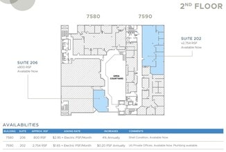 7590 Fay Ave, La Jolla, CA for lease Floor Plan- Image 1 of 1