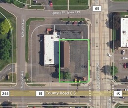 3607 N White Bear Ave, White Bear Lake, MN - aerial  map view