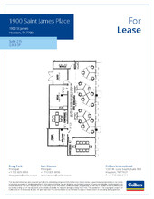 1900 St James Pl, Houston, TX for lease Floor Plan- Image 1 of 1