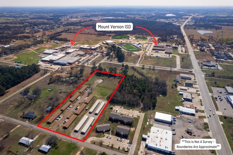 100 Colvin St, Mount Vernon, TX for sale - Aerial - Image 2 of 31