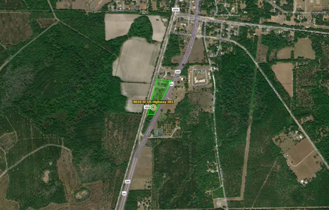 8010 SE US Highway 301, Hawthorne, FL for sale Aerial- Image 1 of 1