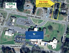109 Gordon St, Washington, GA - AERIAL  map view