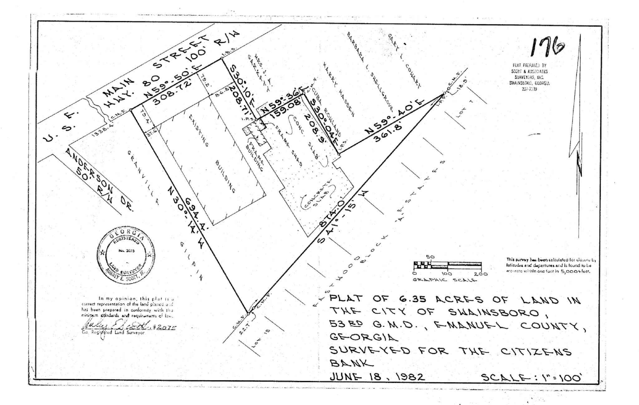 610 E Main St, Swainsboro, GA 30401 60,480 SF Swainsboro Warehouse