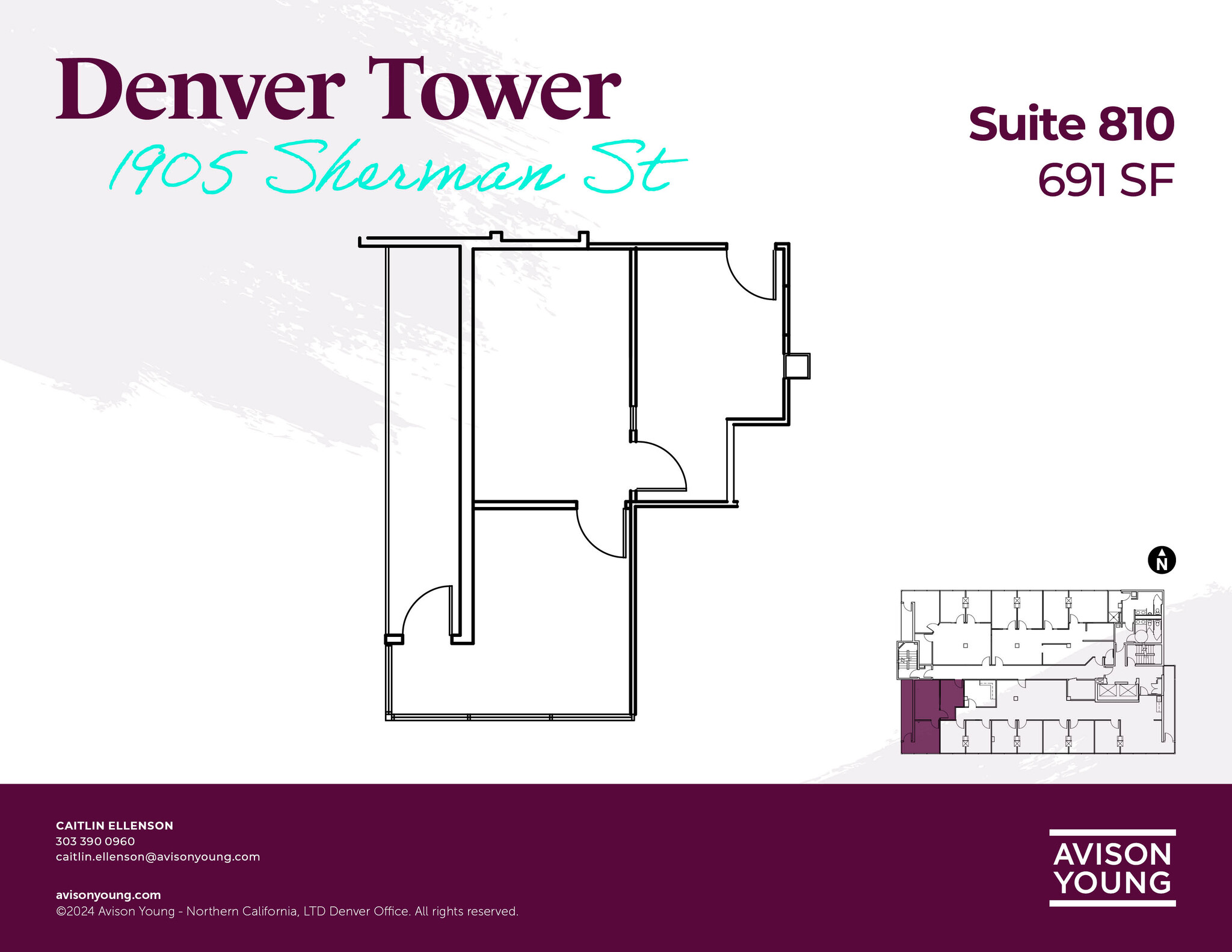 1905 Sherman St, Denver, CO for lease Floor Plan- Image 1 of 1