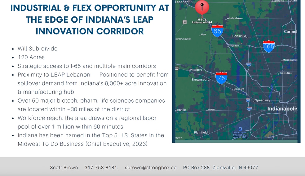 2550 S Indianapolis Rd, Lebanon, IN for sale - Building Photo - Image 2 of 4