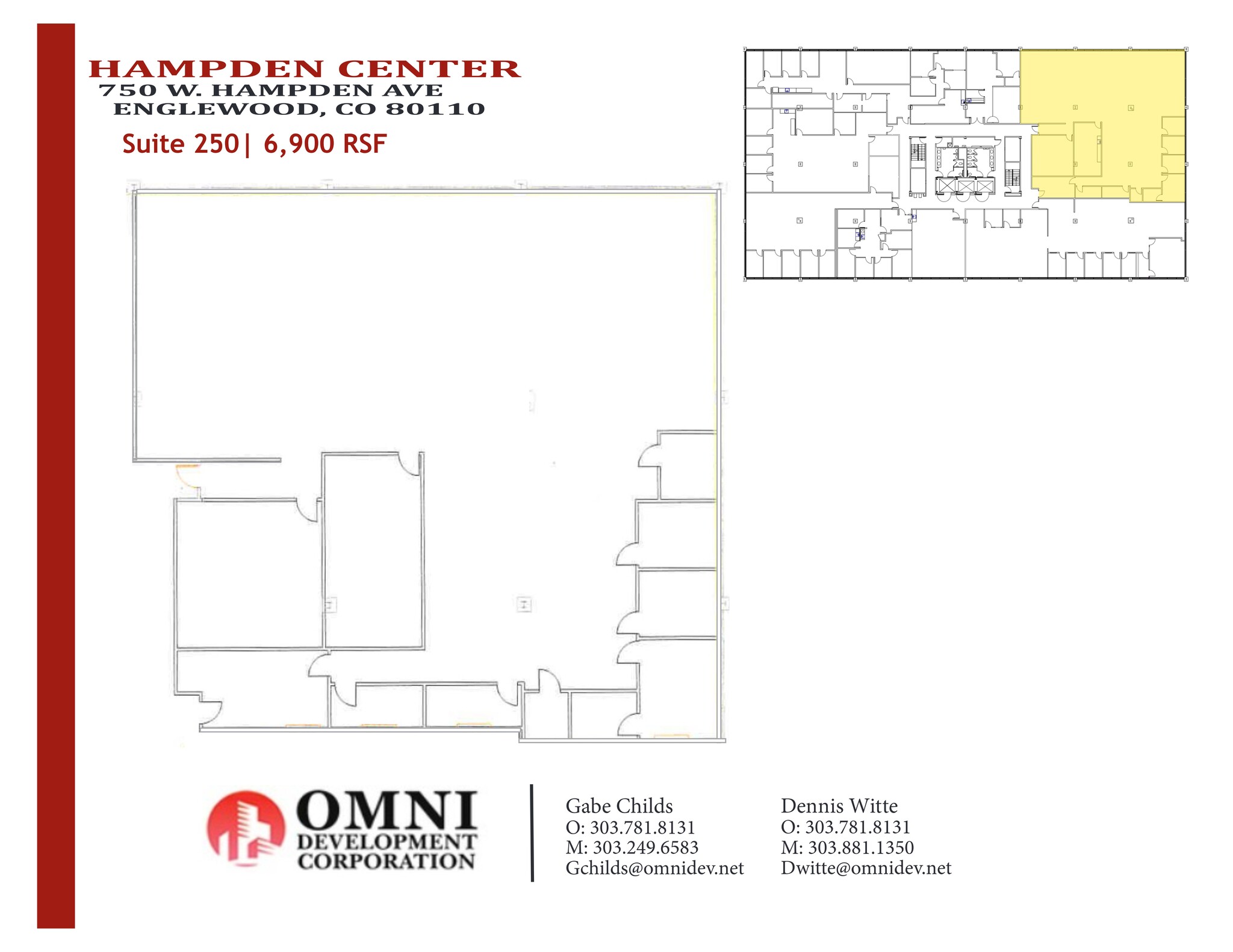 750 W Hampden Ave, Englewood, CO for lease Site Plan- Image 1 of 1