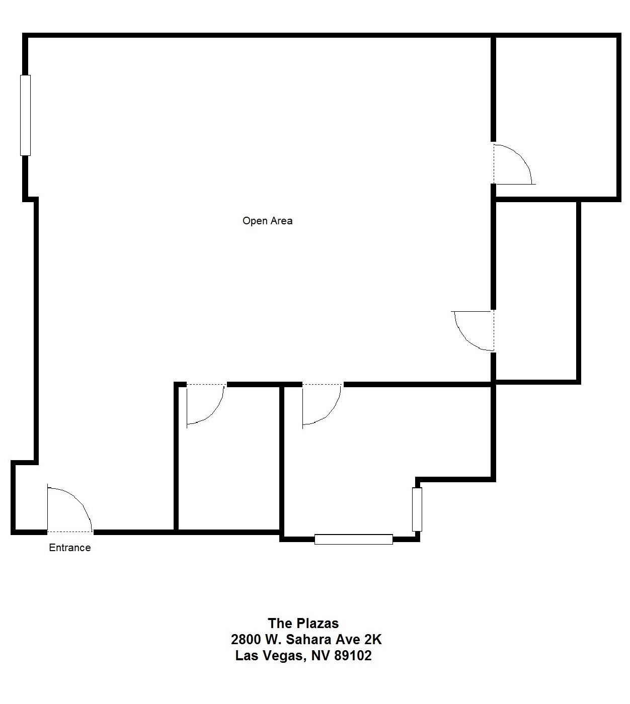 2800 W Sahara Ave, Las Vegas, NV for lease Floor Plan- Image 1 of 1